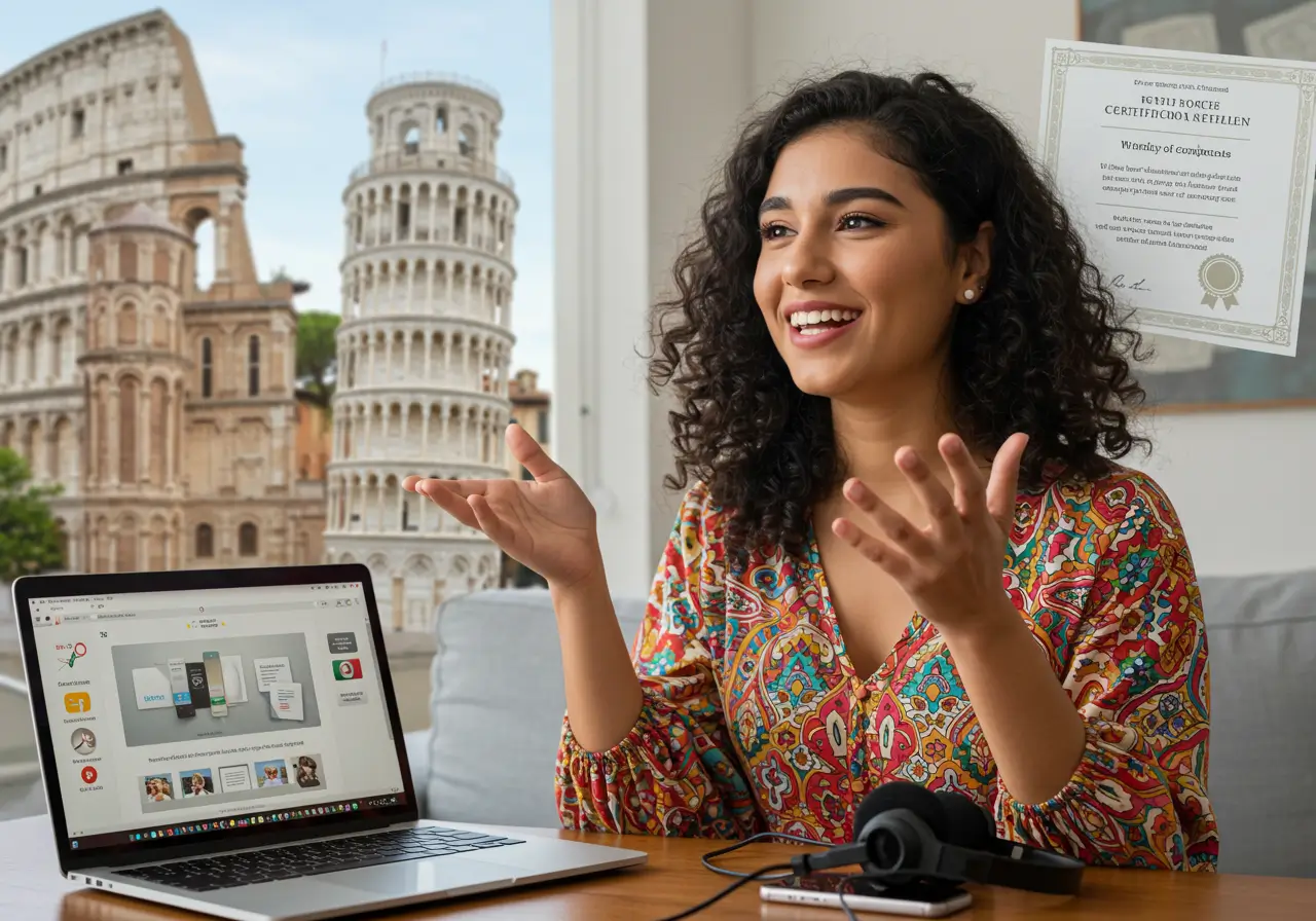 مزایای یادگیری زبان ایتالیایی با Onlinelingo